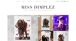 Desktop Screenshot of missdimplez.com